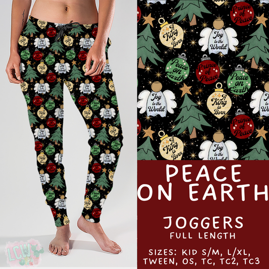 Batch #428 - Christmas Spirit - Closes 10/10 - ETA late Nov - Peace on Earth Joggers