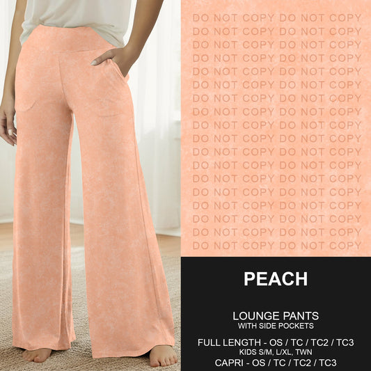 B280 - Preorder Peach Lounge Pants (Closes 3/22. ETA: late May)