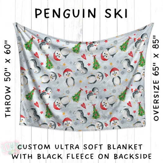 Batch #428 - Christmas Spirit - Closes 10/10 - ETA late Nov - Penguin Ski Blanket