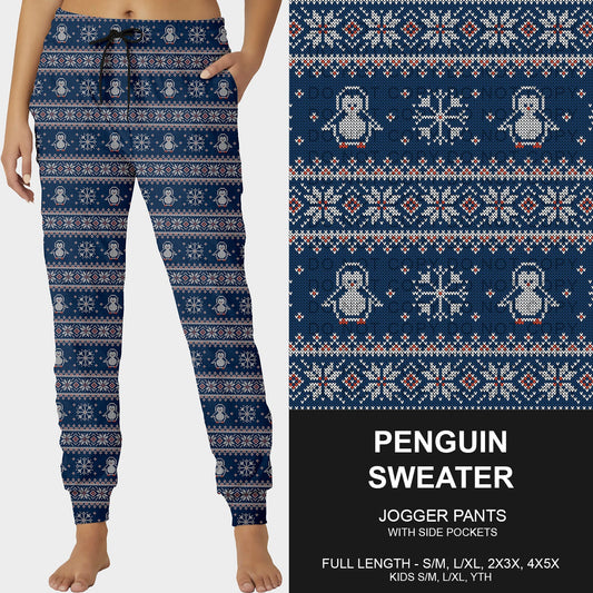 B255 - Preorder Penguin Sweater Joggers (Closes 10/12. ETA early Dec.)