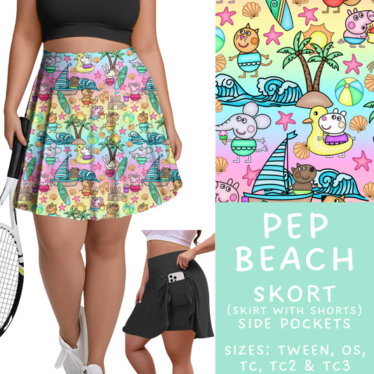 Batch #339 - Character Summer - Closes 5/15 - ETA mid July - Pep Beach Skort