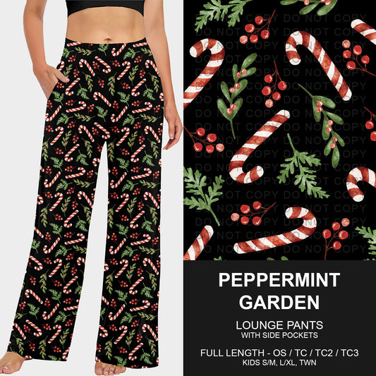 B253 - Preorder Peppermint Garden Lounge Pants (Closes 9/28. ETA late Nov.)
