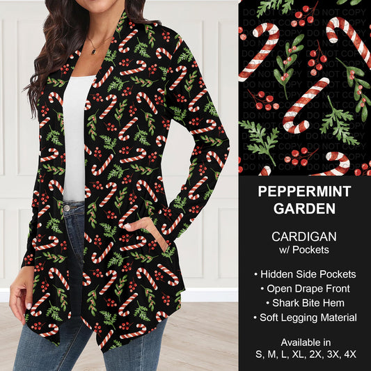 B253 - Preorder Peppermint Garden Cardigan w/ Pockets (Closes 9/28. ETA: late Nov.)