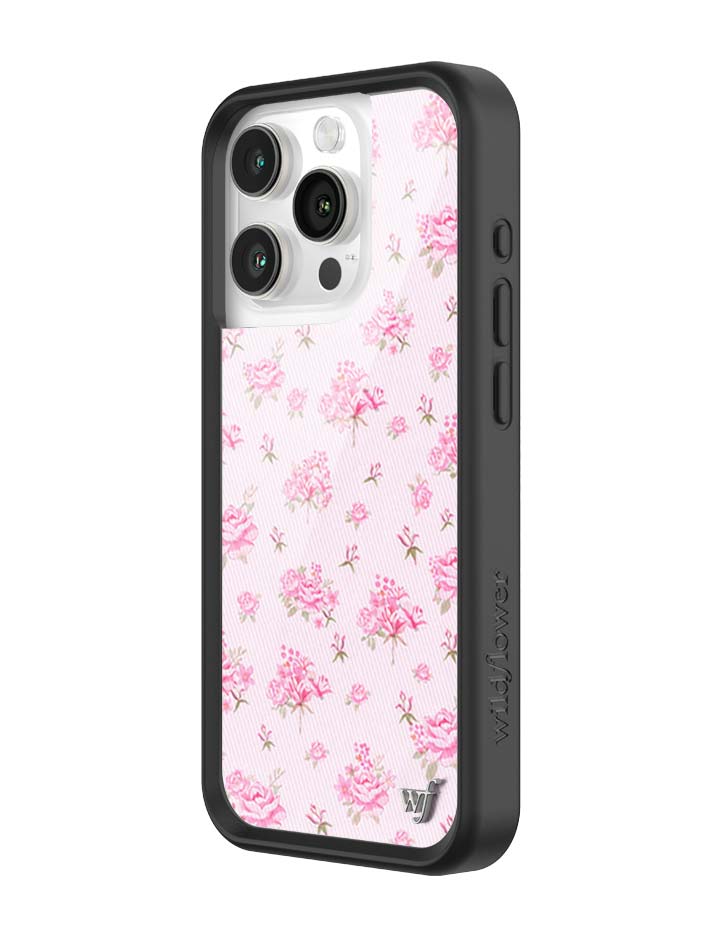 Forget Me Not Floral | Pink iPhone Case