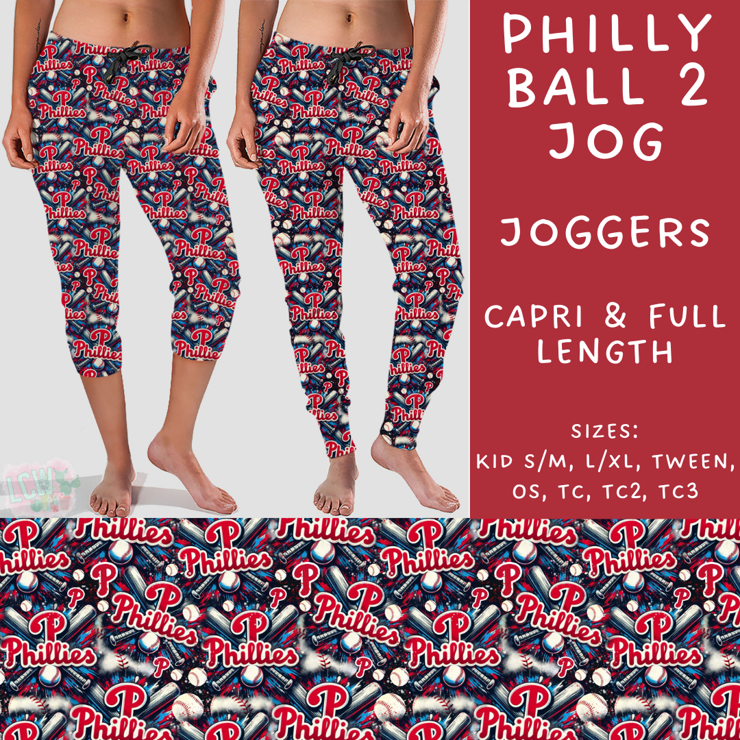 Batch #498 - Strike Out 3 - Closes 3/2 - ETA early May - Philly Ball 2 Full and Capri Length Joggers - Alonna's Legging Land