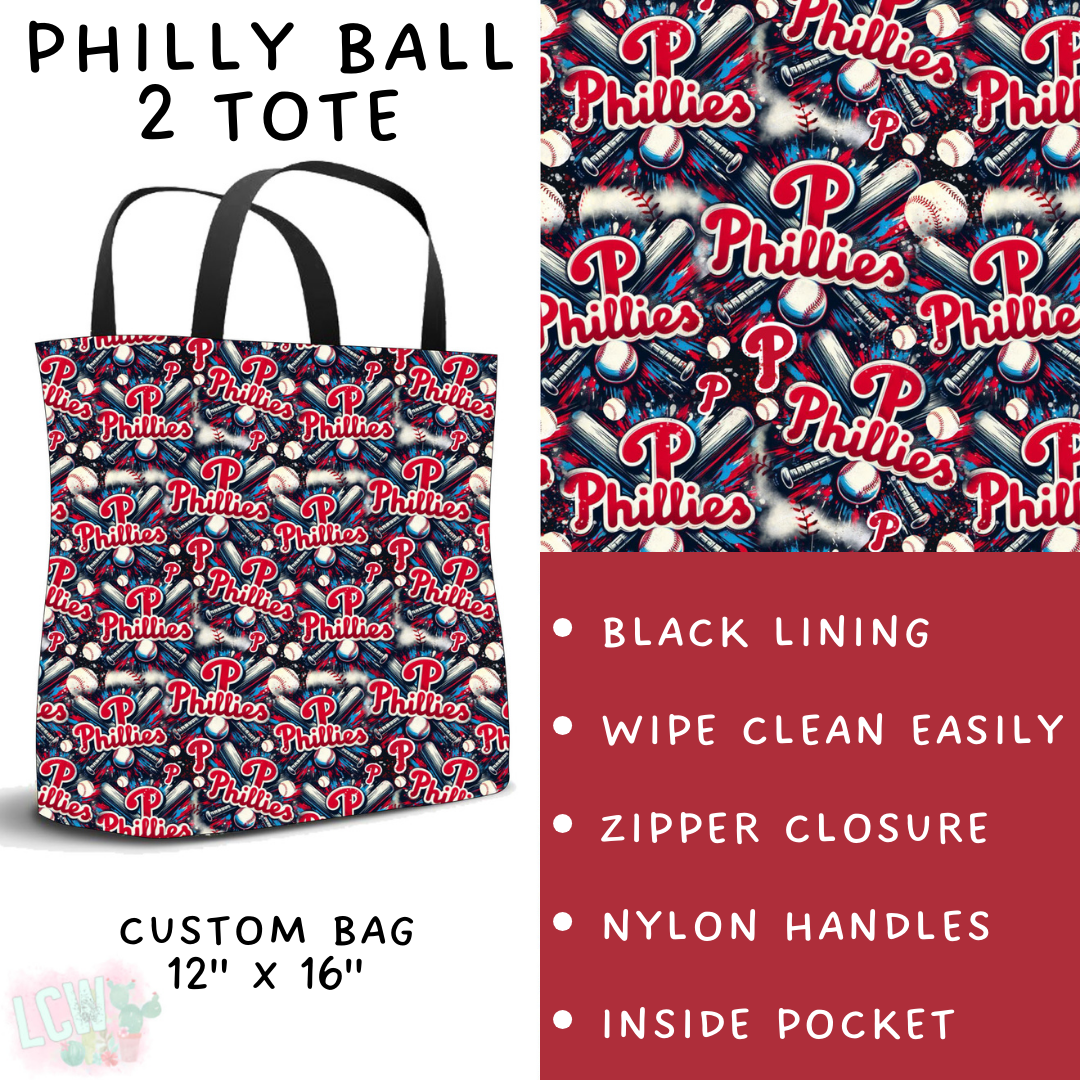 Batch #498 - Strike Out 3 - Closes 3/2 - ETA early May - Philly Ball 2 Tote - Alonna's Legging Land