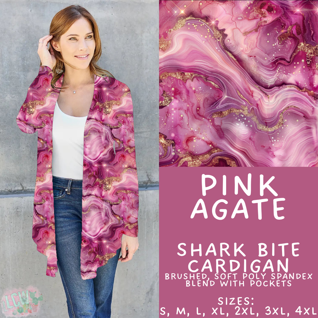 Batch #448 - Agate Collection - Closes 11/17 - ETA early Jan - Pink Agate Cardigan
