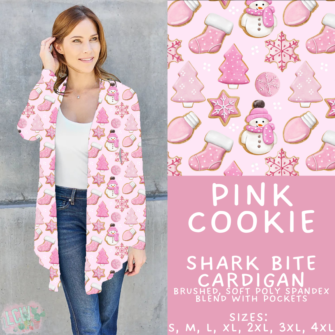 Batch #428 - Christmas Spirit - Closes 10/10 - ETA late Nov - Pink Cookie Cardigan