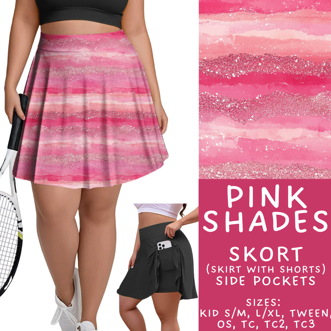Batch #453 - Love Day 2 - Closes 11/24 - ETA mid Jan - Pink Shades Skort