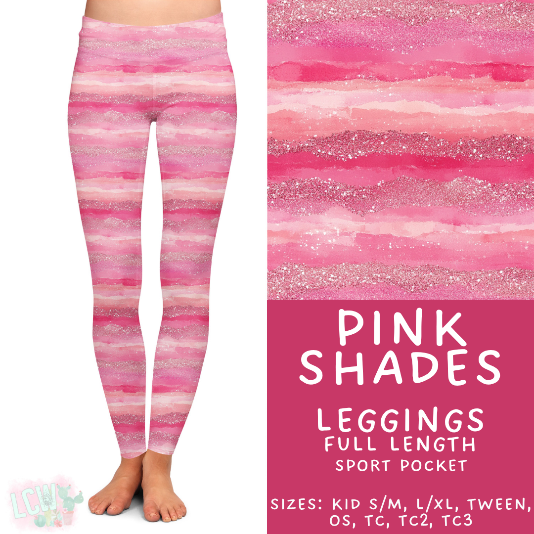 Batch #453 - Love Day 2 - Closes 11/24 - ETA mid Jan - Pink Shades Full Length Leggings