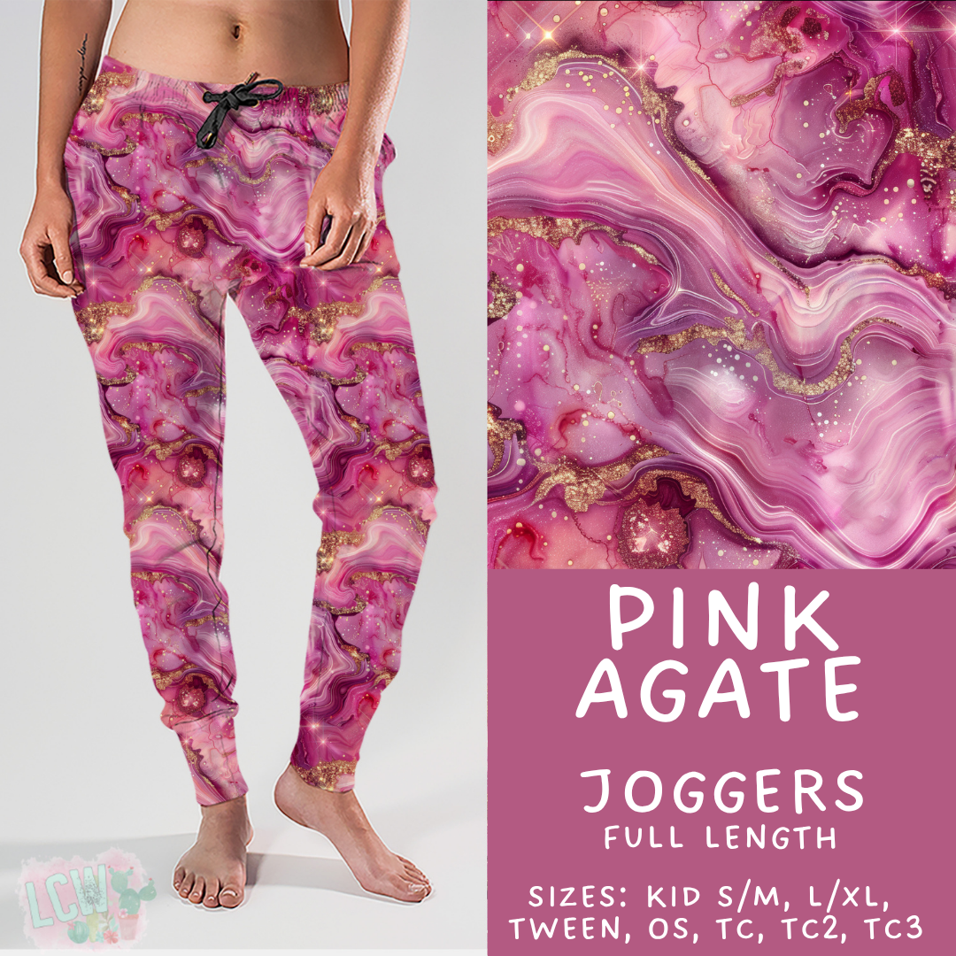 Batch #448 - Agate Collection - Closes 11/17 - ETA early Jan - Pink Agate Joggers