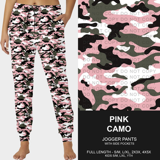 B251 - Preorder Pink Camo Joggers (Closes 9/14. ETA mid Nov.)