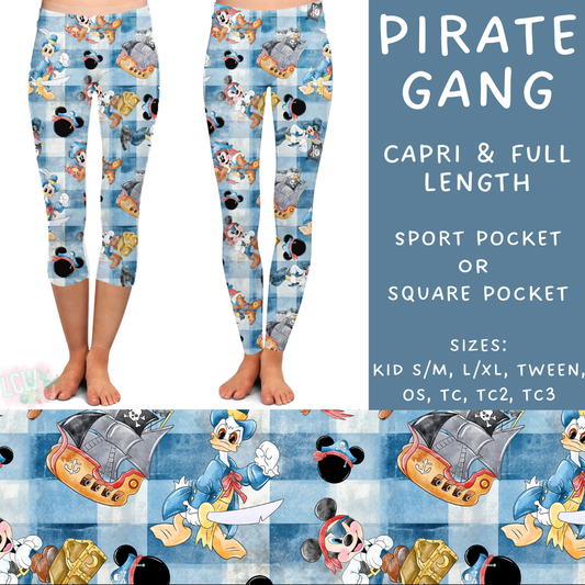 Ready To Ship - Pirate Gang Leggings - Square TC2