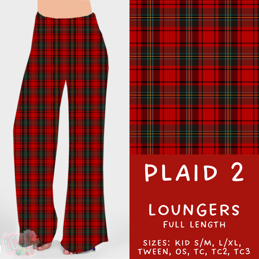 In Production - Batch #375 - Plaid 2 Loungers - OS