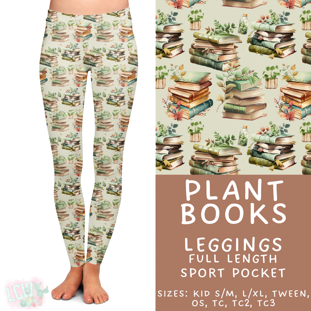 Batch #468 - Fun Run 18 - Closes 12/26 - ETA late Feb - Plant Books Full Length Leggings