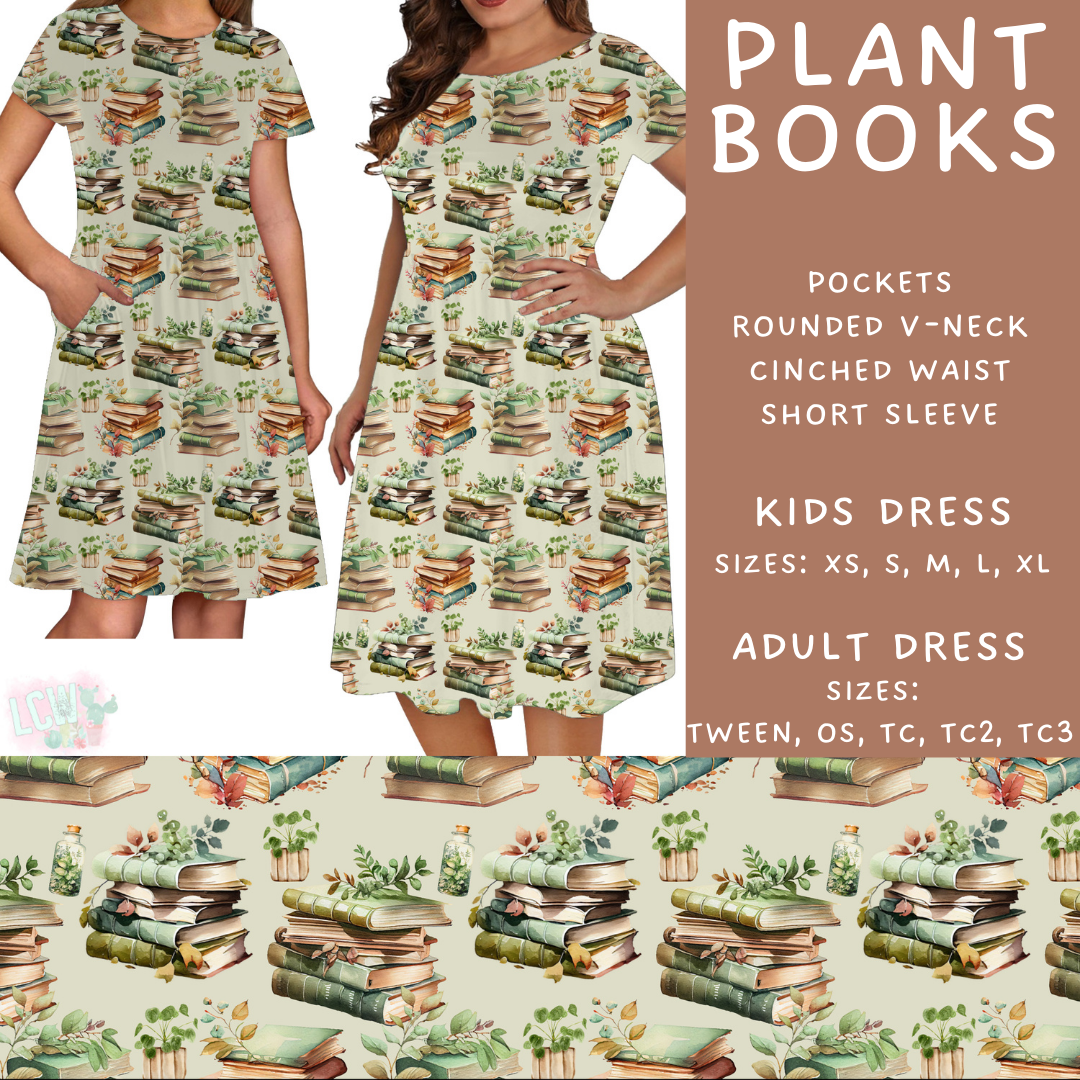 Batch #468 - Fun Run 18 - Closes 12/26 - ETA late Feb - Plant Books Adult & Kids Dresses