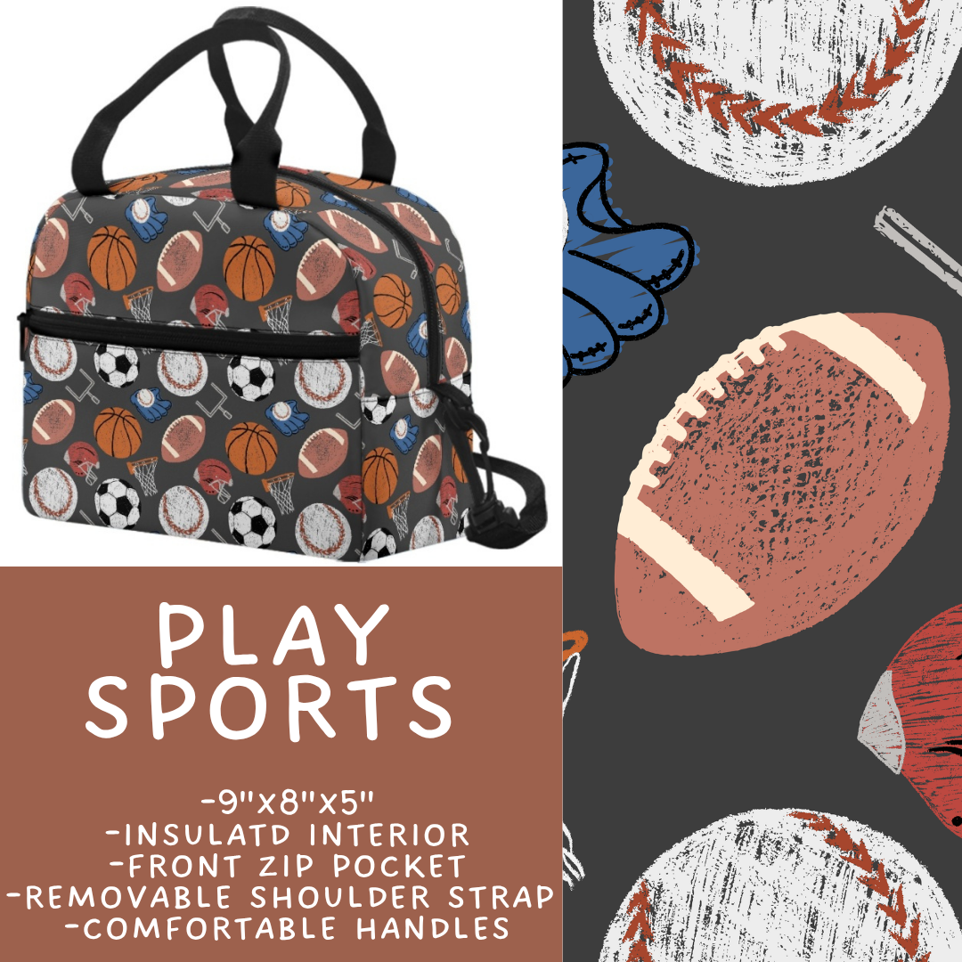 Batch #545 - Back to School 3 - Closes 6/19 - ETA early/mid August - Play Sports Lunch Box