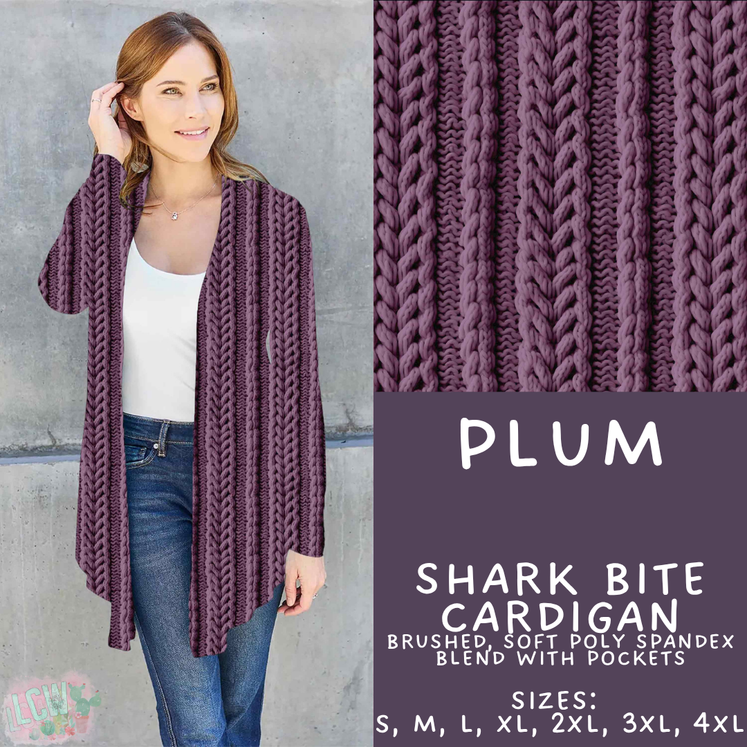 Batch #596 - Sweater Weather - Closes 10/9 - ETA early Dec - Plum Cardigan