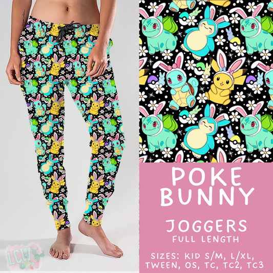 Batch #477 - Magical Character Easter - Closes 1/12 ETA - Early March - Poke Bunny Joggers