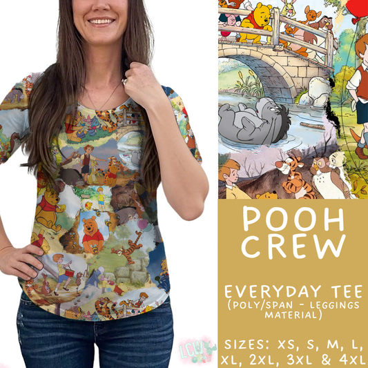Batch #472 - Magical Faves 16 - Closes 1/5 - ETA late Feb - Pooh Crew Everyday Tee