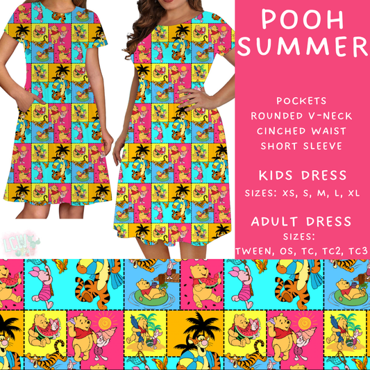 Batch #333 - Magical Summer - Closes 5/7 - ETA late June - Pooh Summer Adult & Kids Dresses