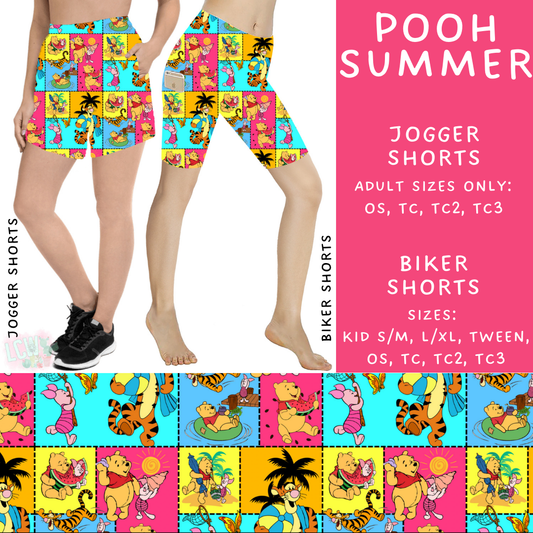 Batch #333 - Magical Summer - Closes 5/7 - ETA late June - Pooh Summer Biker & Jogger Shorts