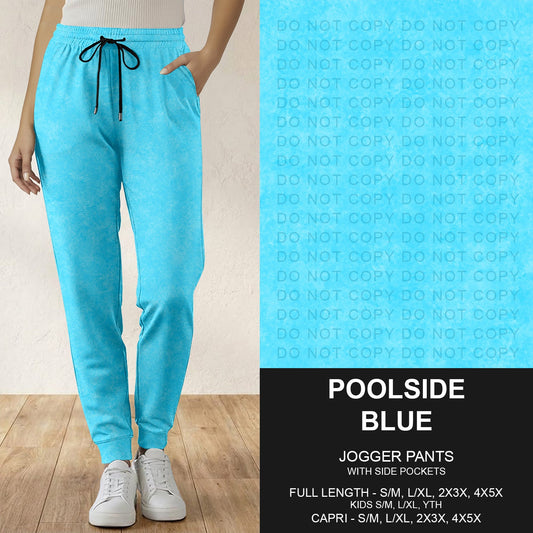 B280 - Preorder Poolside Blue Joggers (Closes 3/22. ETA: late May)