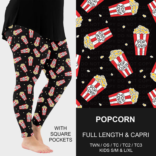 B286 - Preorder Popcorn Leggings w/ Pockets (Closes 4/19. ETA: late June)