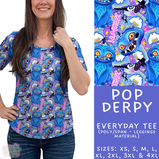Batch #427 - August Request Run - Closes 10/9 - ETA late Nov - Pop Derpy Everyday Tee