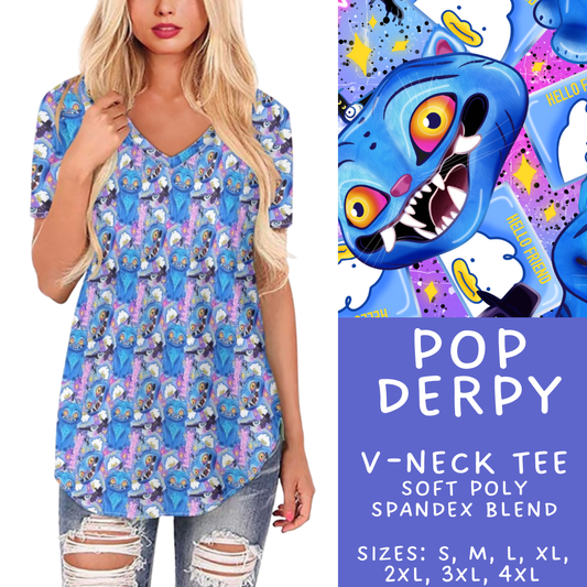 Batch #427 - August Request Run - Closes 10/9 - ETA late Nov - Pop Derpy V-Neck Tee