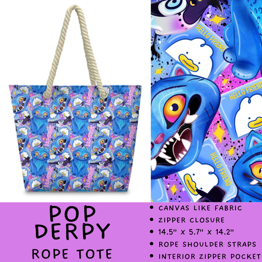 Batch #440 - Magical Character Rope Tote - Closes 10/31 - ETA mid Dec - Pop Derpy Rope Tote