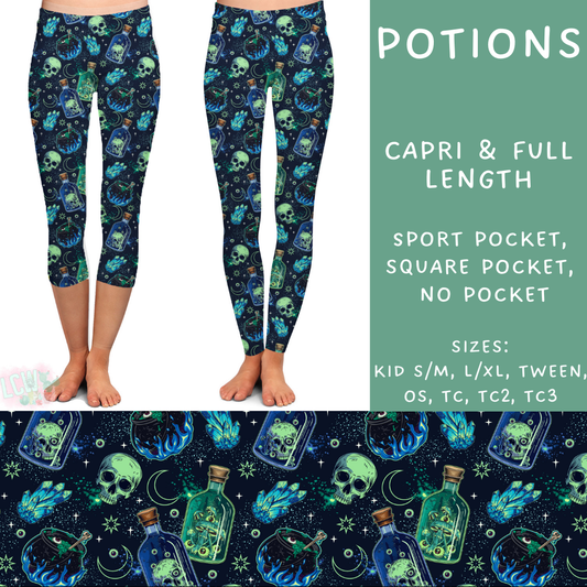 Ready To Ship - Potions Full Leggings - Sport Pocket TC
