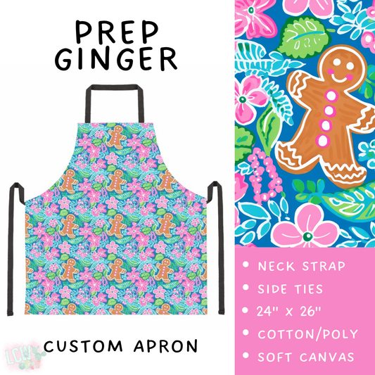 Batch #416 - Baking Spirits Bright 2 - Closes 9/19 - ETA early Nov - Prep Ginger Apron