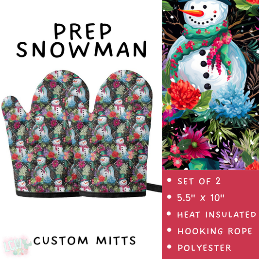 Batch #416 - Baking Spirits Bright 2 - Closes 9/19 - ETA early Nov - Prep Snowman Oven Mitts