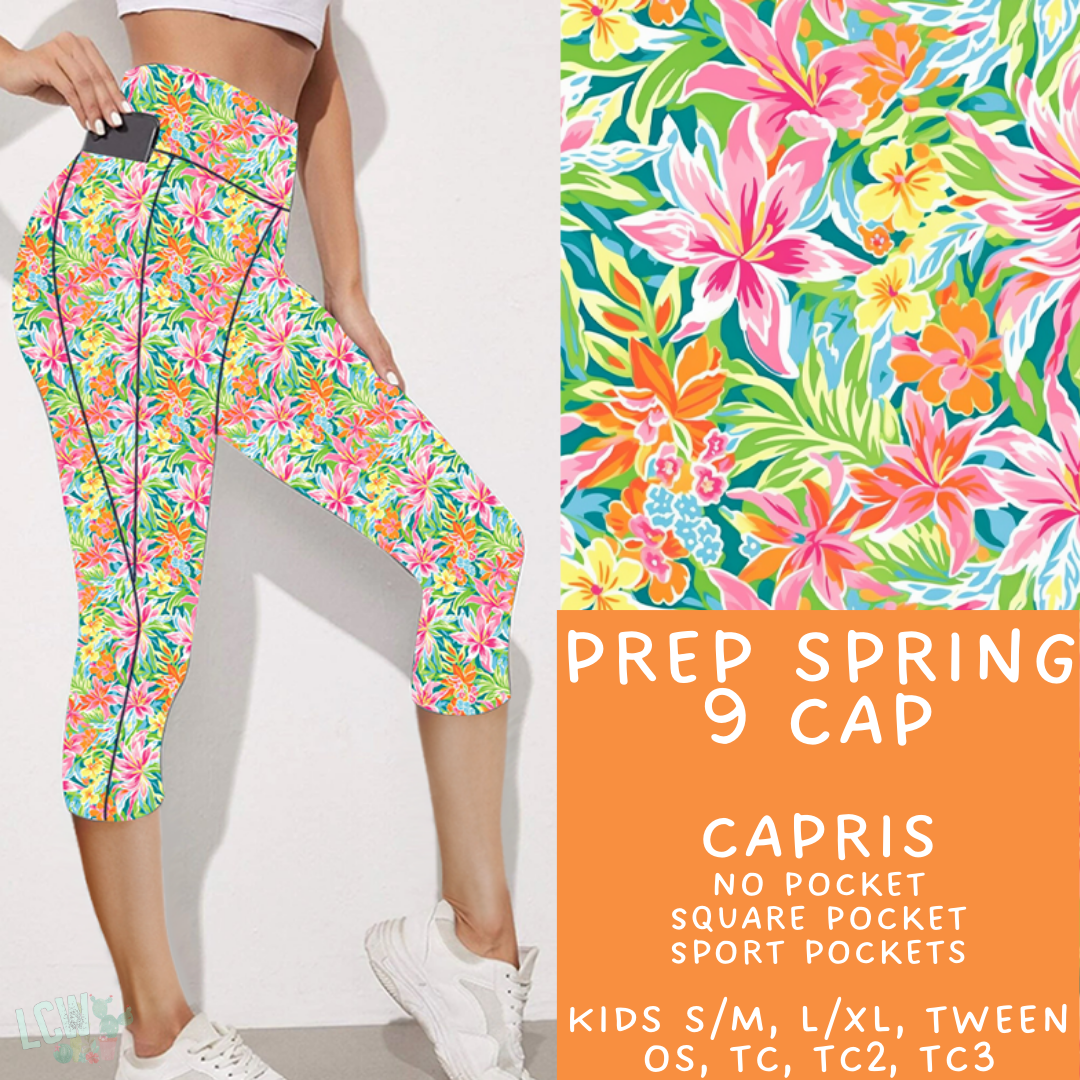 Ready To Ship - Preppy Spring 9 Capri - Sport Pocket TC2