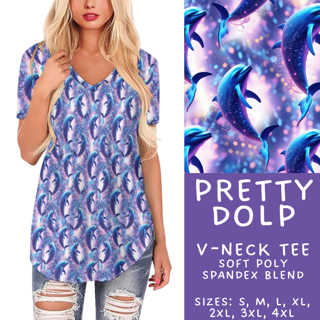 Batch #411 - July Request Run - Closes 9/11 - ETA late October - Pretty Dolp V-Neck Tee