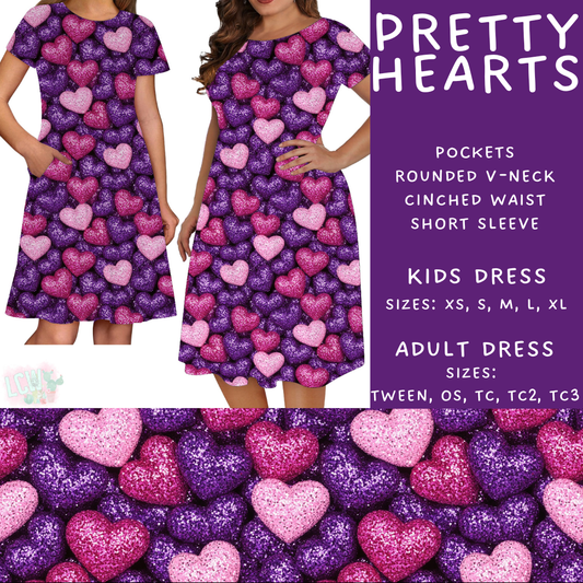 Batch #452 - Mom & Me Love - Closes 11/21 - ETA early Jan - Pretty Hearts Womens & Girls Dresses