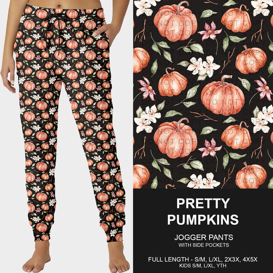 B250 - Preorder Pretty Pumpkins Joggers (Closes 9/07. ETA early Nov.)