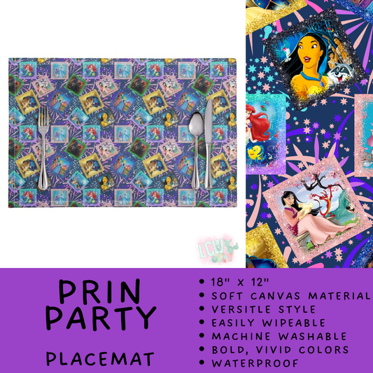 Batch #602 - Table Runners & Placemats - Closes 10/23 - ETA mid Dec - Prin Party Placemat