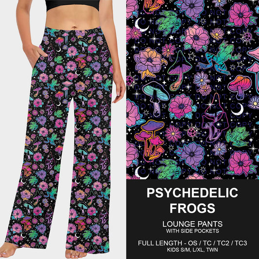 B252 - Preorder Psychedelic Frogs Lounge Pants (Closes 9/21. ETA mid Nov.)