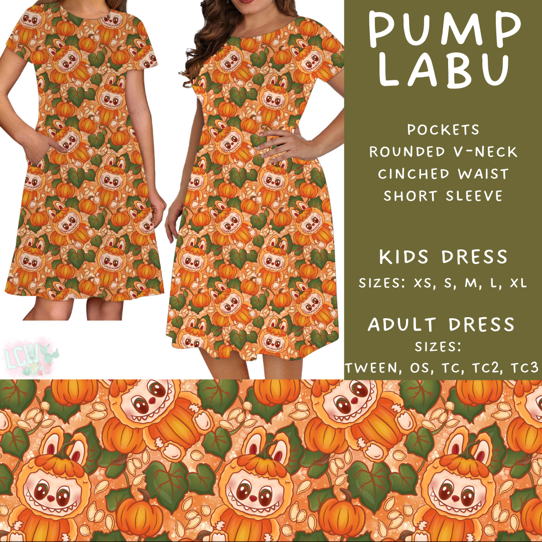 Batch #409 - Character Fall 2 - Closes 9/8 - ETA late October - Pump Labu Womens & Girls Dresses