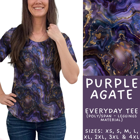 Batch #448 - Agate Collection - Closes 11/17 - ETA early Jan - Purple Agate Everyday Tee
