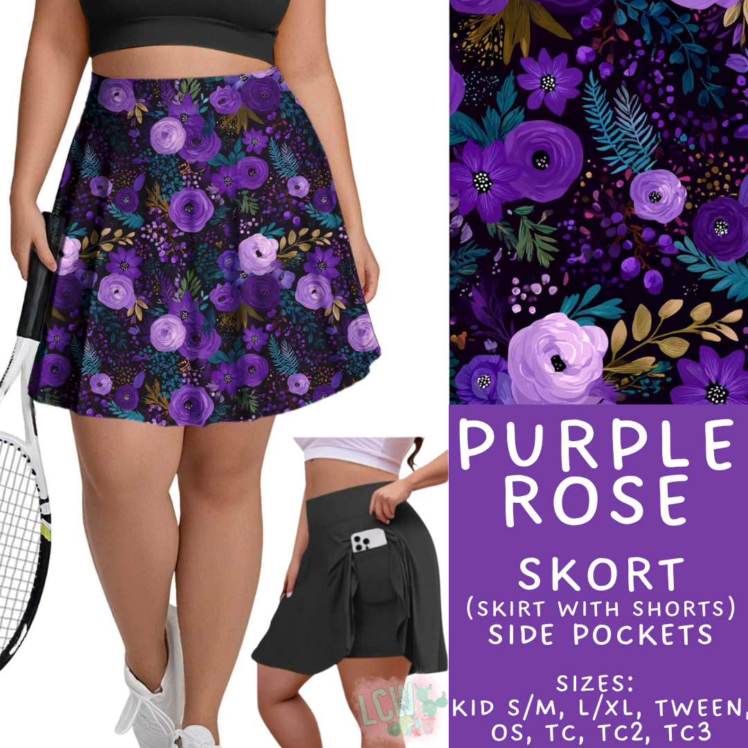 Batch #538 - Fun Run 23 - Closes 6/3 - ETA early August - Purple Rose Skort