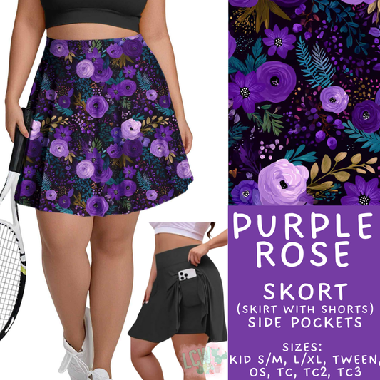 Batch #538 - Fun Run 23 - Closes 6/3 - ETA early August - Purple Rose Skort