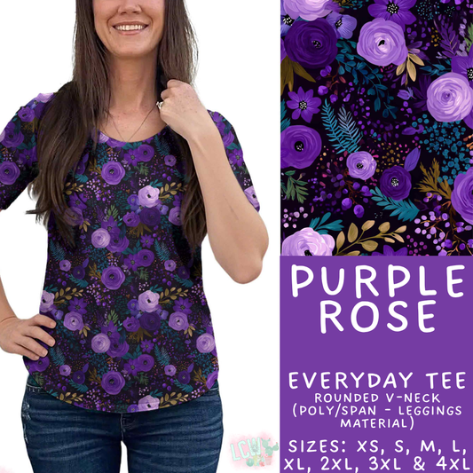 Batch #538 - Fun Run 23 - Closes 6/3 - ETA early August - Purple Rose Everyday Tee