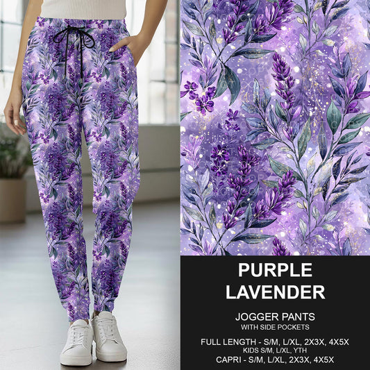 B274 - Preorder Purple Lavender Joggers (Closes 2/22. ETA: late April) - Alonna's Legging Land