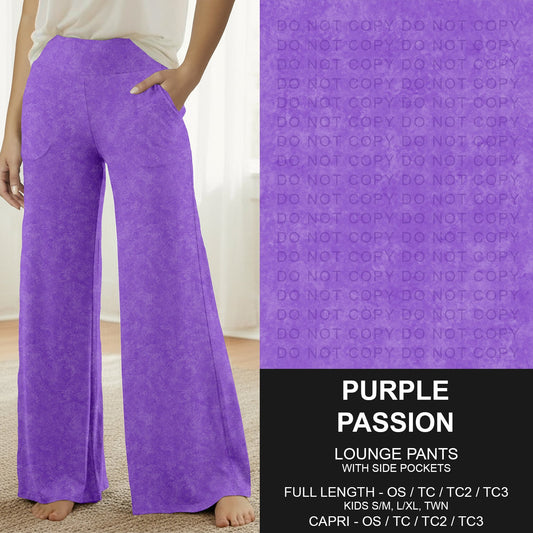 B280 - Preorder Purple Passion Lounge Pants (Closes 3/22. ETA: late May)