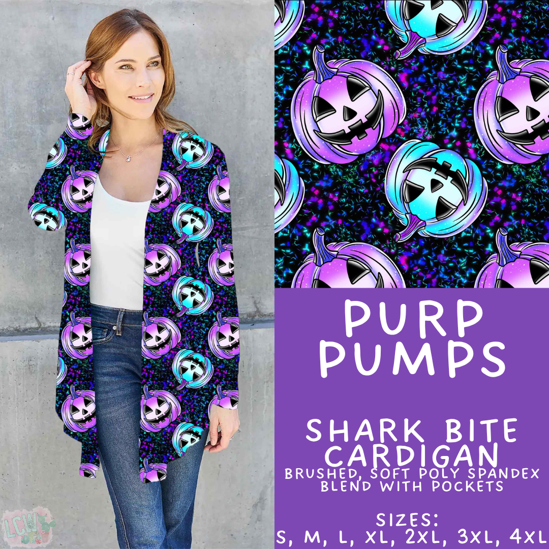 Batch #560 - Halloween 4 - Closes 7/26 - ETA late Sept - Purp Pumps Cardigan