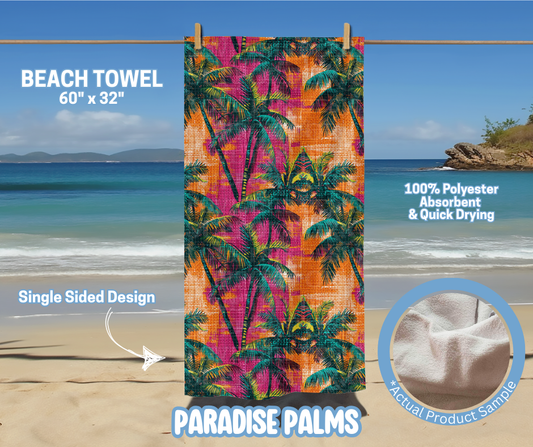 Preorder! Closes 5/15. ETA August. Paradise Palms Towel