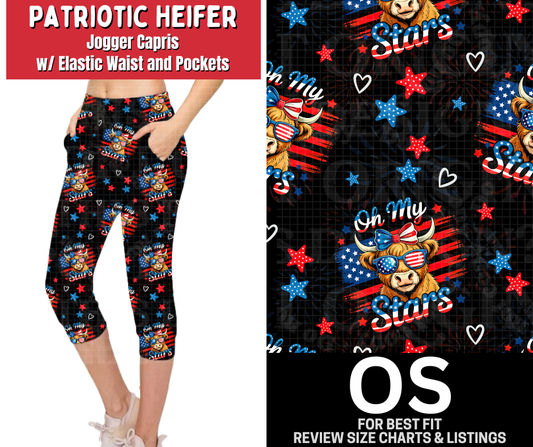 Patriotic Heifer Jogger Capri